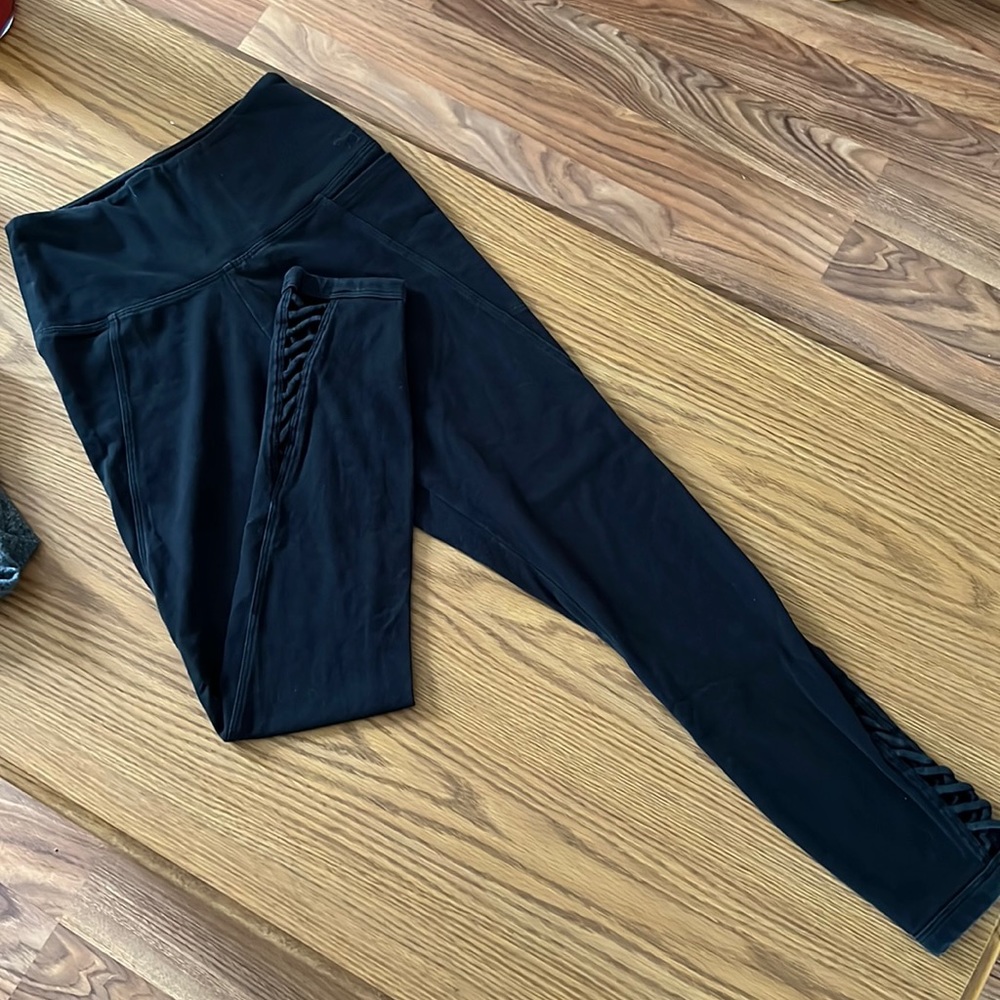 VS PINK black yoga leggings